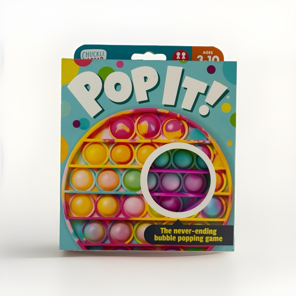 Chuckle & Roar POP IT: Tie Dye LETTERS & NUMBERS New in Box (AGES‎ 3-10)